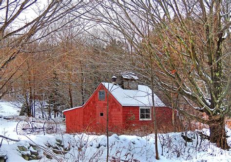 Maple Sugar Shack at Mount Cube Photograph by Nancy Griswold - Fine Art ...