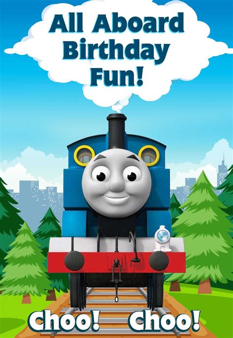 Thomas and Friends Birthday Card | Free printable cards — PRINTBIRTHDAY ...