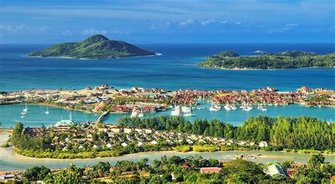 Victoria, on Mahé Island, is the capital city of the Seychelles ...