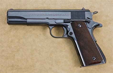 Desirable early Colt Super .38 semi-auto pistol, .38 Super cal., 5 ...