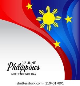 Vector Illustration Background Philippines Independence Day Stock ...