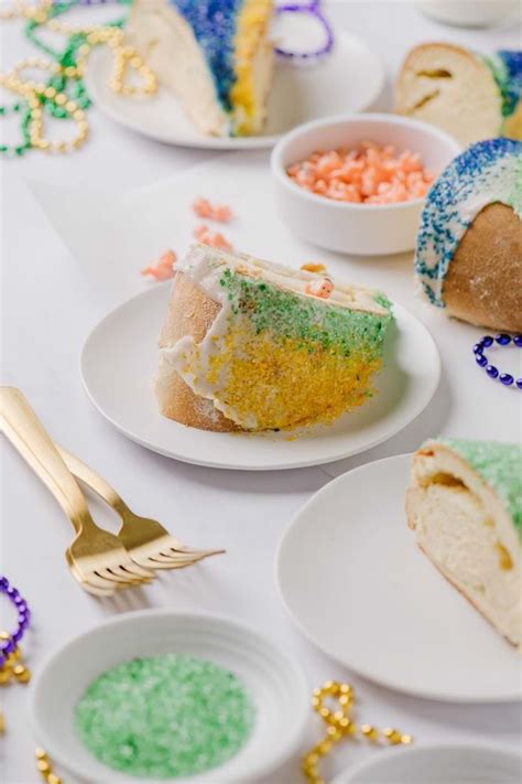 Homemade King Cake with Cream Cheese Filling | Baked Bree