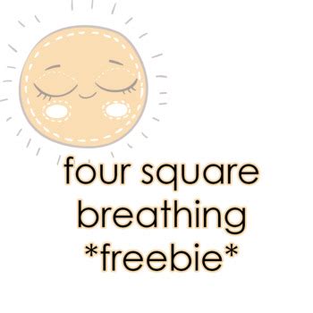 4 Square Breathing Printable by Blossom Counseling and Wellness LLC