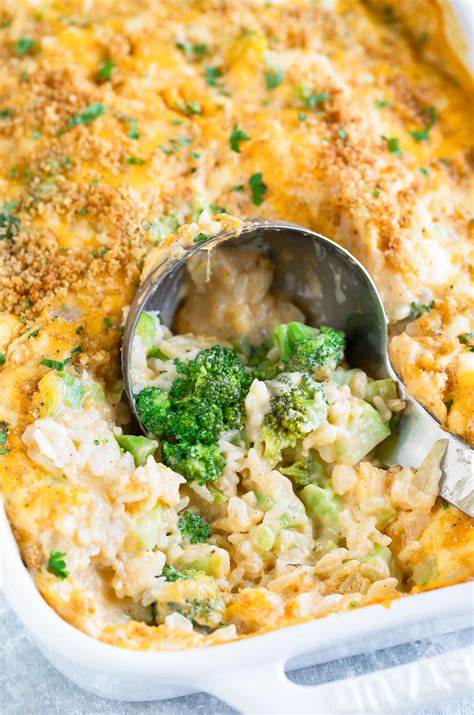 Cheesy Broccoli Rice Casserole - We Love this Vegetarian Recipe!