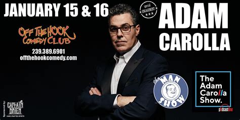 THE ADAM CAROLLA SHOW LIVE PODCAST in Naples, Florida