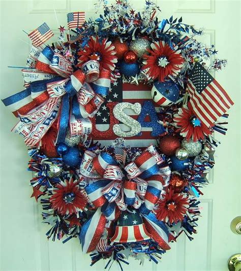 Easy Patriotic Wreaths for Labor Day Holiday - family holiday.net/guide ...