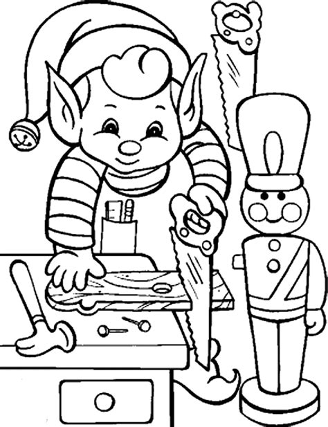 Free Christmas Elves Coloring Pages, Download Free Christmas Elves ...