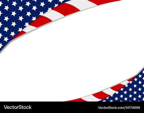 Usa flag design on white background Royalty Free Vector