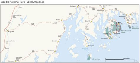 Map Of Acadia Maine - Draw A Topographic Map