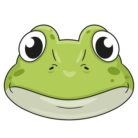 How to Draw a Frog Face - Really Easy Drawing Tutorial