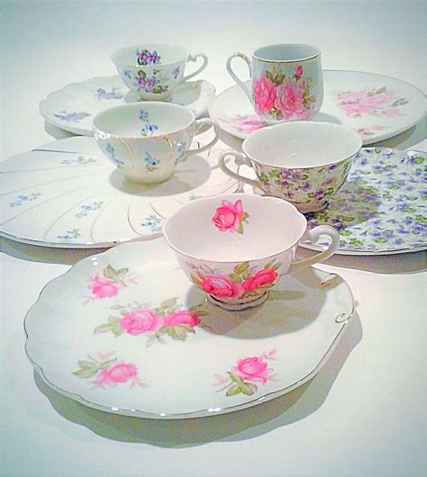 Snack Plate with Teacup Set - Royal Table Settings – Royal Table ...