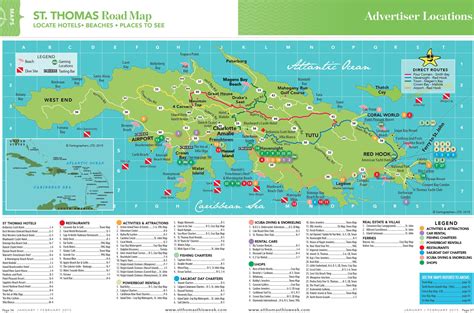 St thomas island road map – Artofit