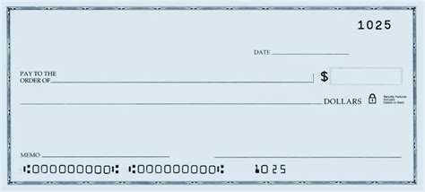 Free Printable Cheque Template