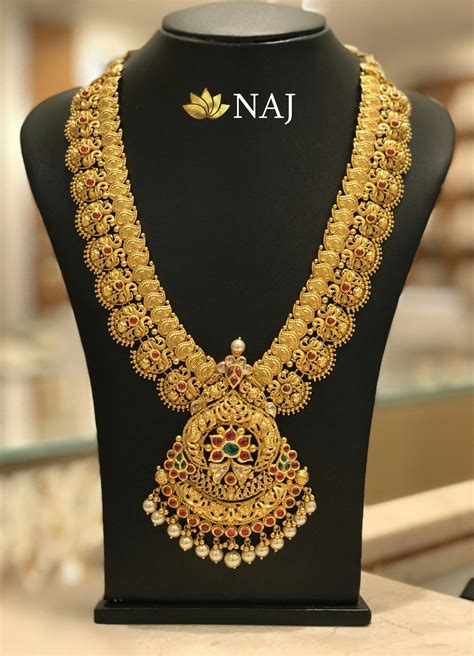 21 Most Beautiful Traditional Gold Necklace & Haram Designs! • South ...