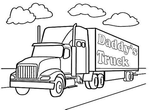 Freightliner Coloring Pages