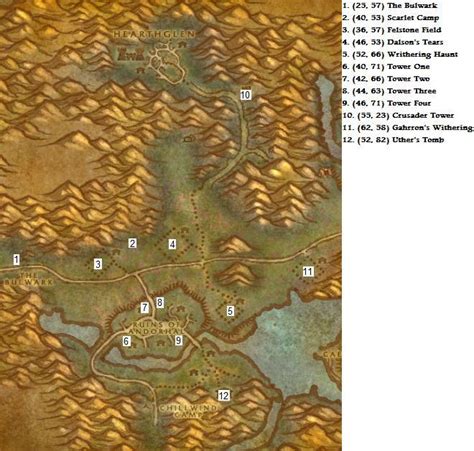 World of Warcraft Leveling Guide: Western Plaguelands 58 - 59