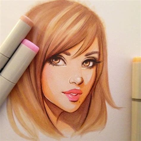 Works Of Art Created Using Marker Pens - Bored Art | Copic marker art ...