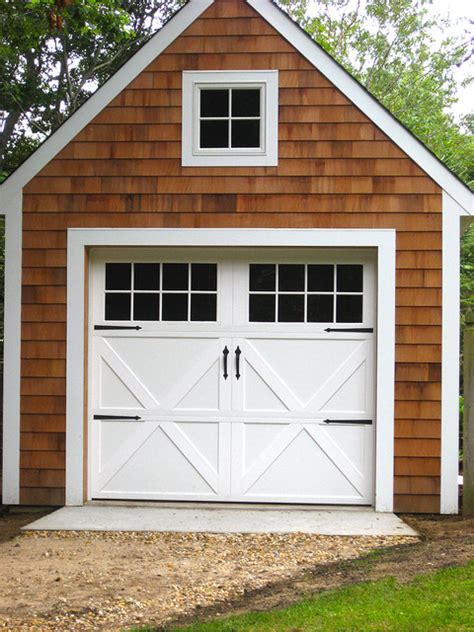 Carriage House Garage Doors - Traditional - Shed - New York - by AJ ...