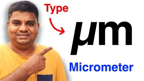 How to write MICROMETER in Word - [ SOLVED μ ] - YouTube