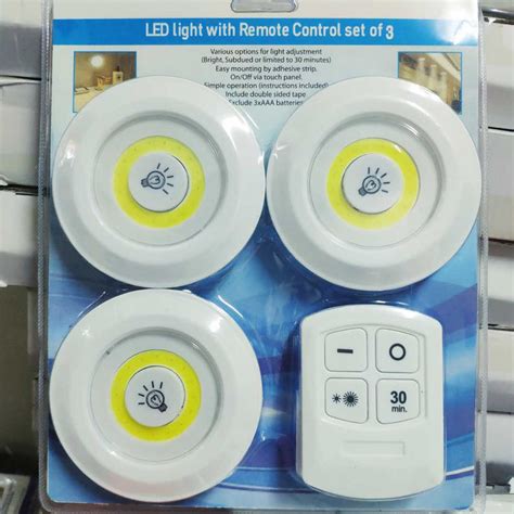 3pcs LED Light with remote control set of 3 emergency light YYFT ...