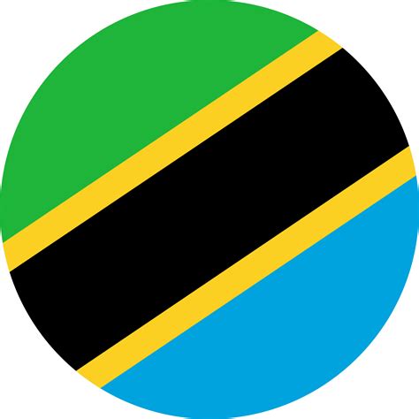 Free Tanzania bandera redondo forma png 22109547 PNG with Transparent ...