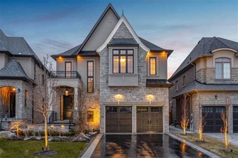 Beautiful Classic Style Suburban Home with Stone Façade | iDesignArch ...