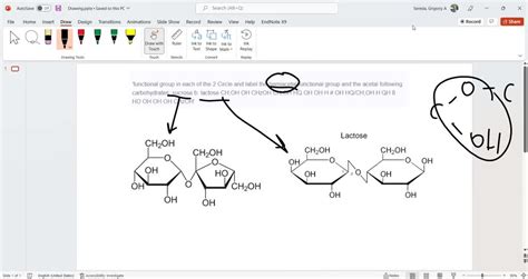 SOLVED: Functional group in each of the 2 circles and label the ...