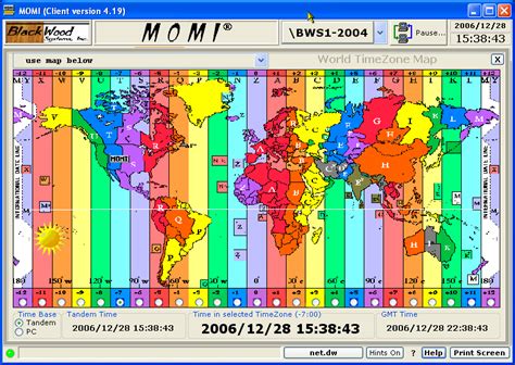 World TimeZone Map