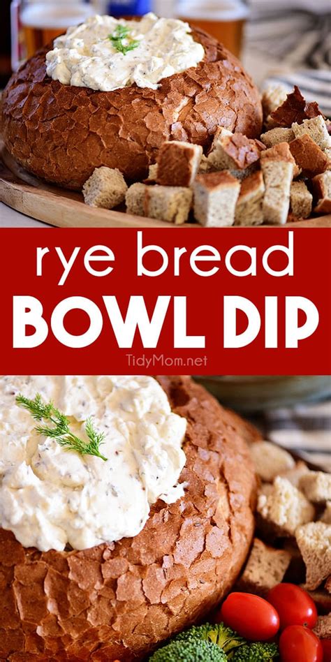 Rye Bread Bowl Dip - TidyMom®