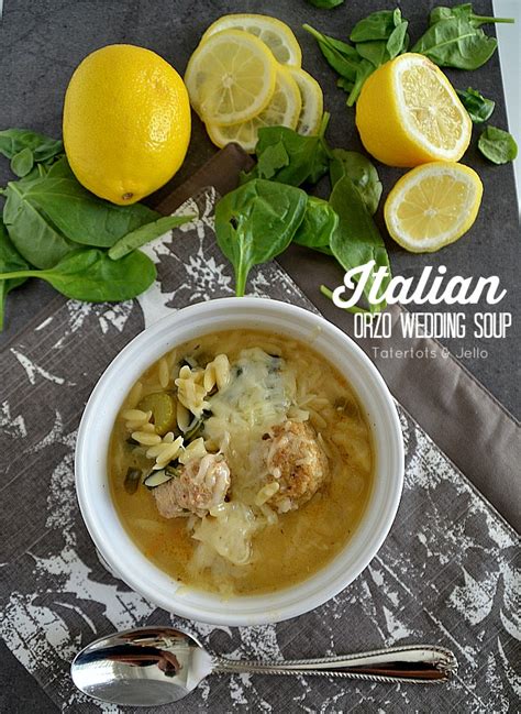 Homemade Italian Orzo Wedding Soup! - Tatertots and Jello