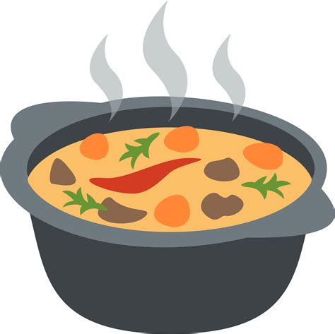 "pot of food" Emoji - Download for free – Iconduck