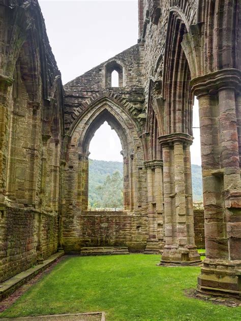 Ruins of Tintern Abbey, a Former Church in Wales Stock Image - Image of ...