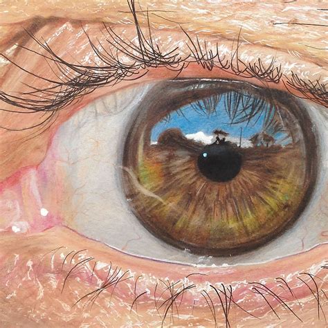 Colored pencil art – Hyper-realistic eyes by 19-year-old artist – Vuing.com