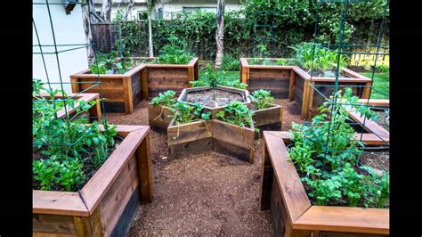 [Garden Ideas] raised vegetable garden bed - YouTube