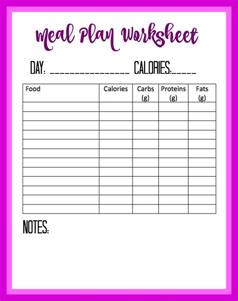 Food Tracker Printable | Room Surf - Free Printable Calorie Counter ...