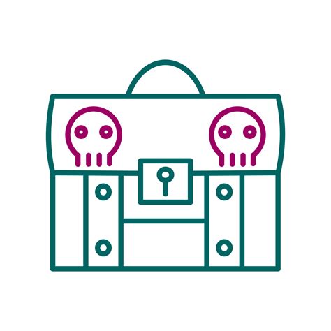 Treasure Chest Vector Icon 16969597 Vector Art at Vecteezy