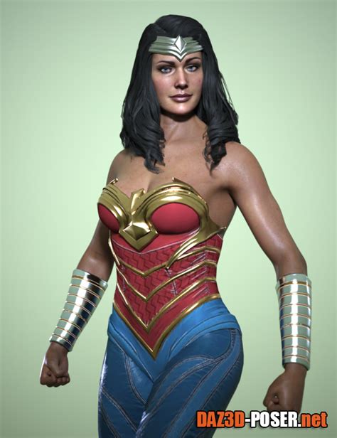 Wonder Woman | Injustice 2 » DAZ 3D - Poser free download