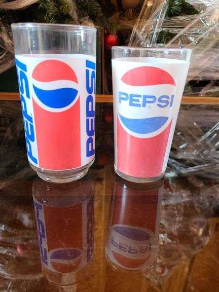 Pepsi glasses - Freedom Auctions LLC