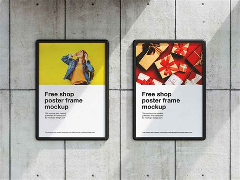 Street Poster Frame Mockup (PSD)