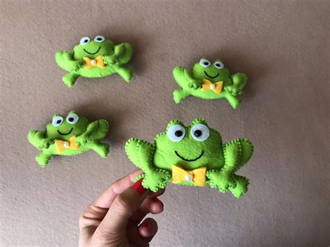 Felt frog pattern Felt sewing frog PDF tutorial DIY frog | Etsy