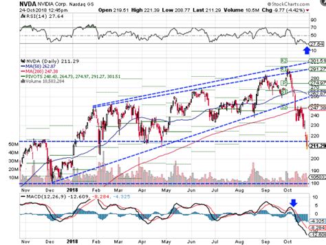 NVIDIA Stock Falls to Key Support Levels