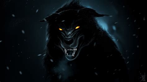 Dark Werewolf Eyes