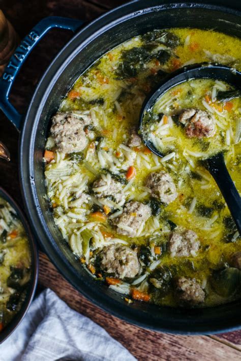 Italian Wedding Soup with Orzo | Ciao Chow Bambina