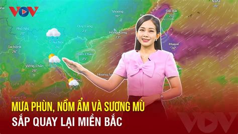 Dự báo thời tiết đêm nay và ngày mai 12/3: Mưa phùn, nồm ẩm và sương mù ...