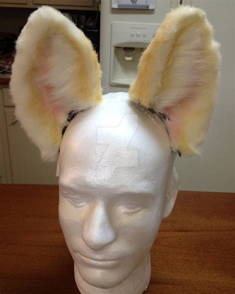 My Fennec Fox Ears! Front by MissCreatureCreator on DeviantArt