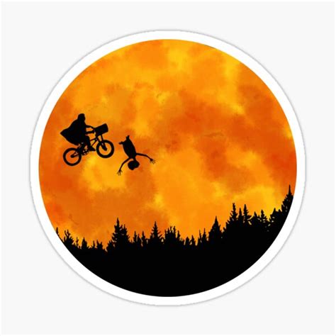 "ET Elliot and E.T." Sticker for Sale by SpockJenkins | Redbubble