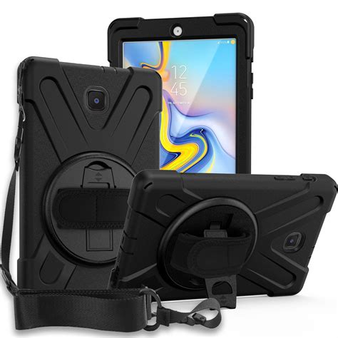 KIQ Galaxy Tab A 8 Inch case with Screen Protector, Tempered Glass ...