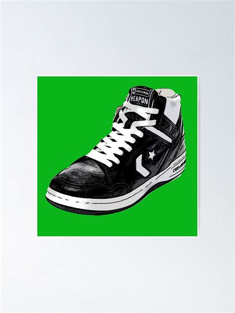 "Larry Bird Converse Weapon 1986" Poster for Sale by SergeantSwagger ...