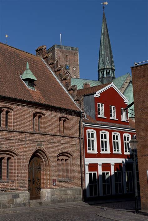 Cityscape of Ribe, Denmark stock image. Image of esbjerg - 33211187