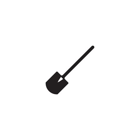 Shovel icon vector illustration template design 9672884 Vector Art at ...